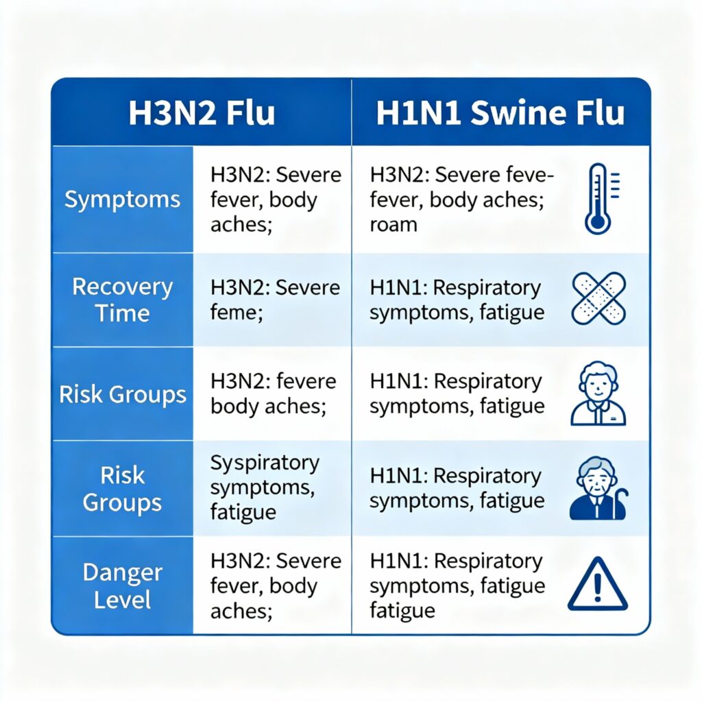 H3N2 vs H1N1 Comparison